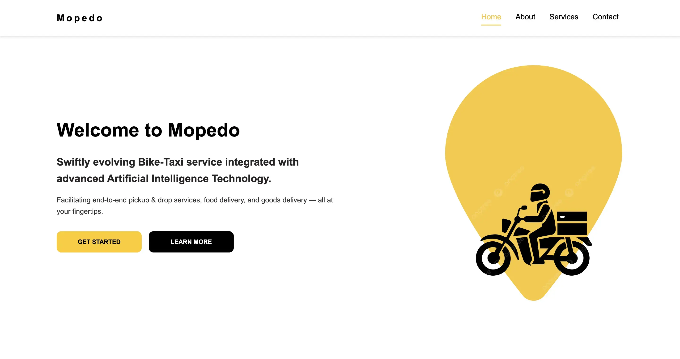 Mopedo project screenshot