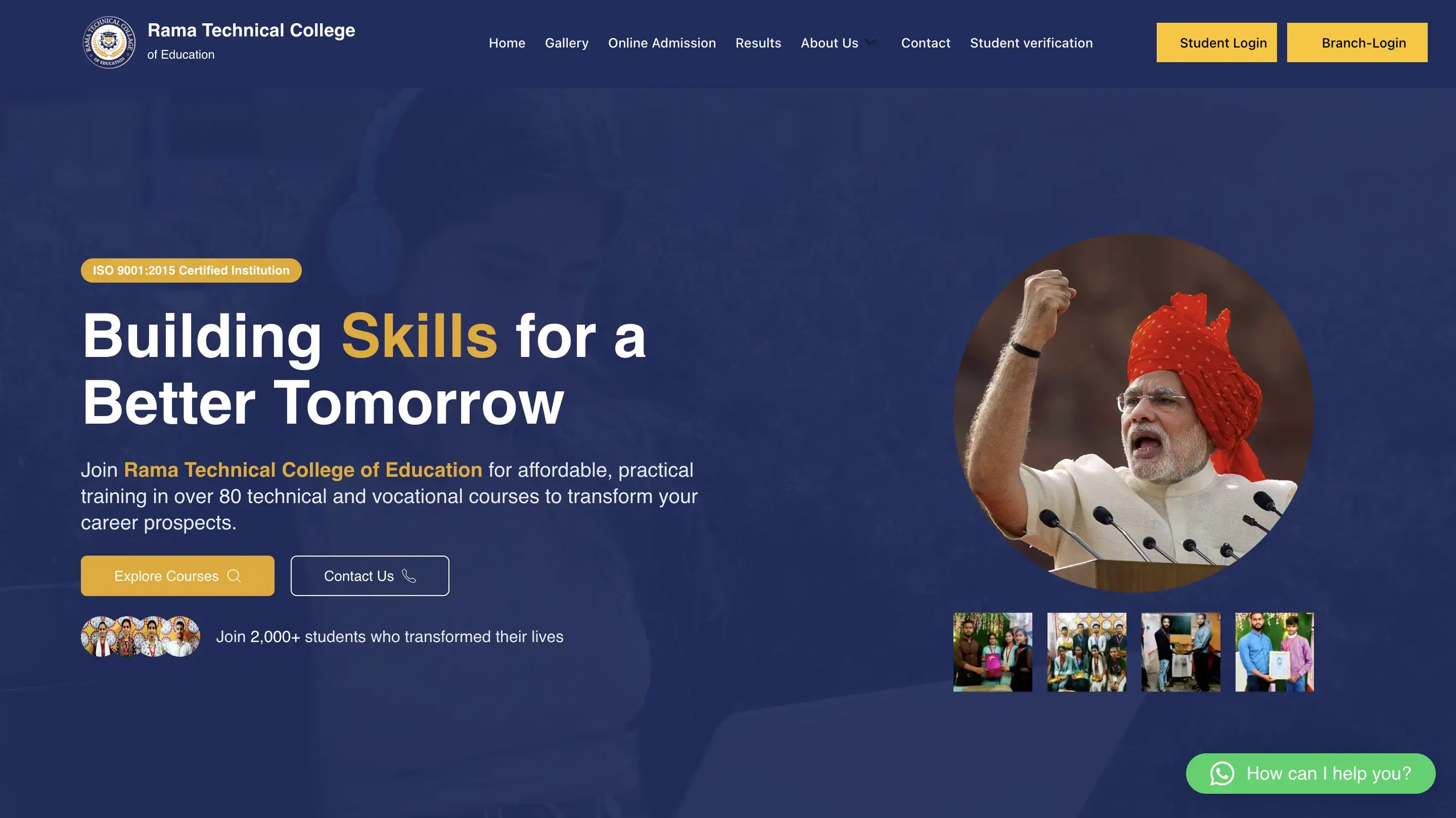 Rama Technical College of Education project screenshot