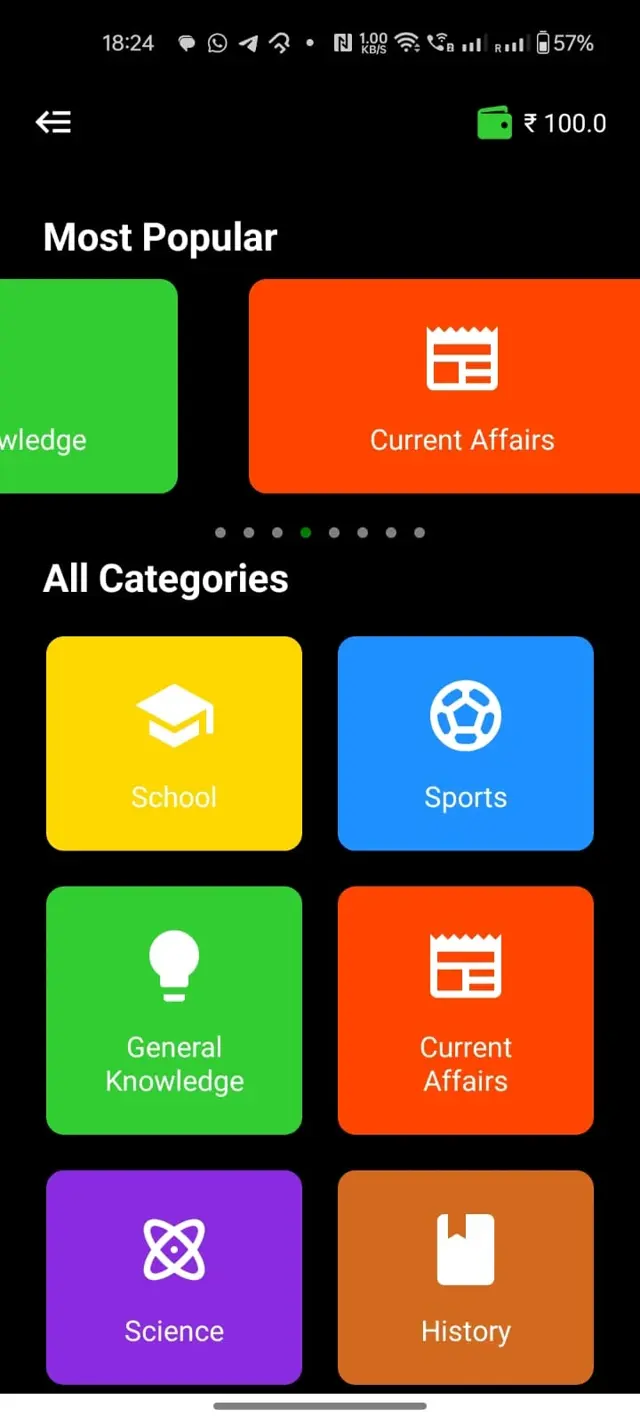 Levels App screen 2