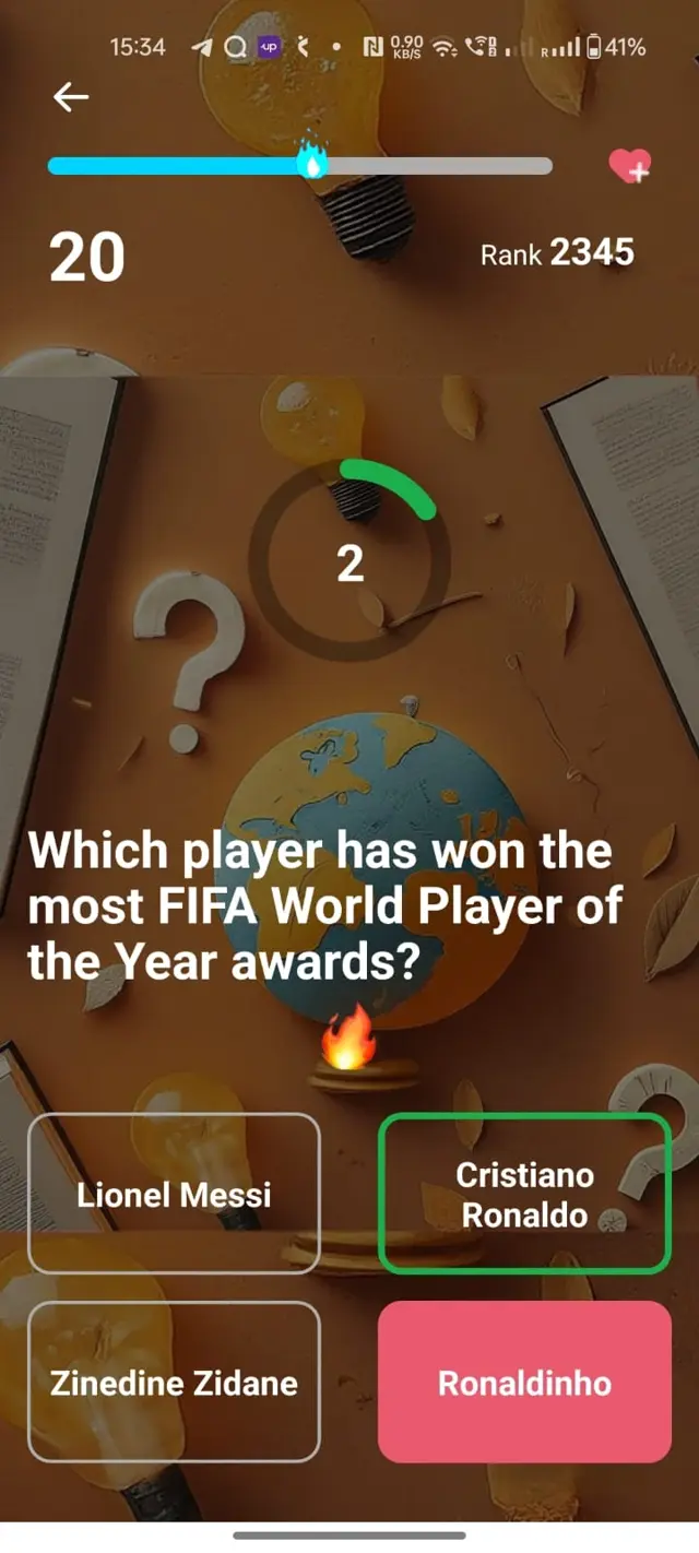 Levels App screen 1